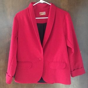 Red blazer
