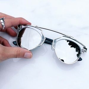 Silver Mirror Sunglasses