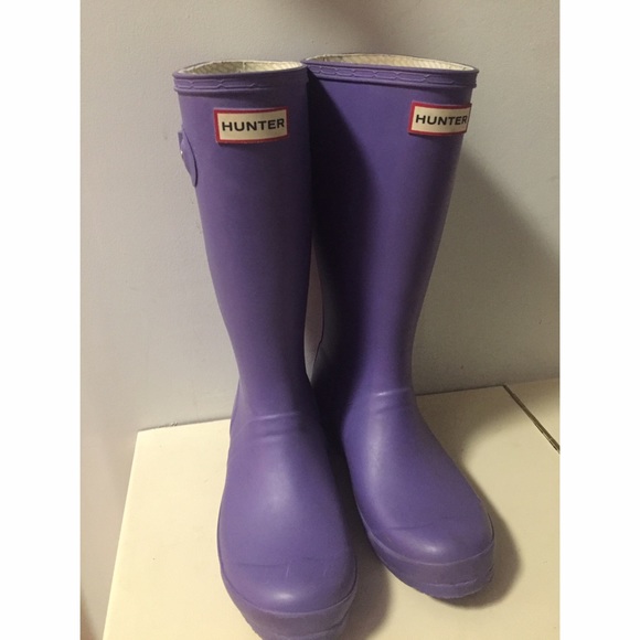 Adorable Bright Purple Hunter Boots