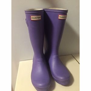 Adorable Bright Purple Hunter Boots
