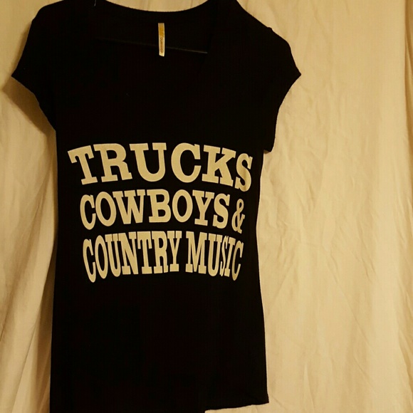 Trucks, Cowboys & country music t-shirt