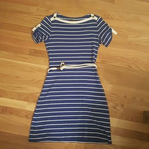 Boat neck dress