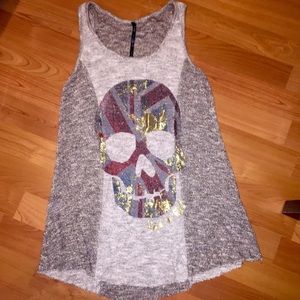 Skull tank top
