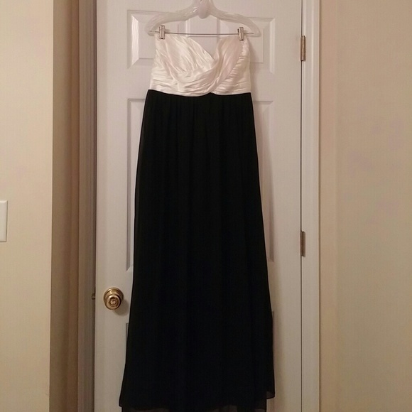 Black and White Formal Gown