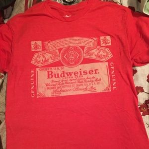 Men's Budwiser shirt