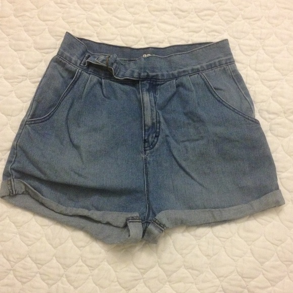 Urban Outfitters belted shorts, high waisted