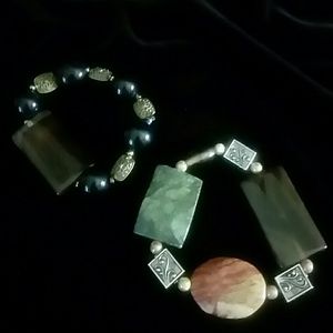 A Duo of Hand Crafted Bracelets
