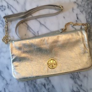 Metallic Tory Burch Bag