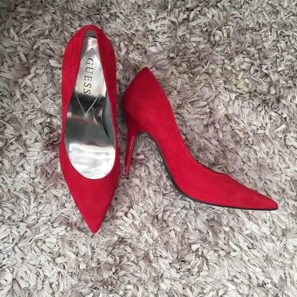 *sold* Gorgeous suade heels - Picture 2 of 3
