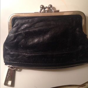 Small black Hobo wallet