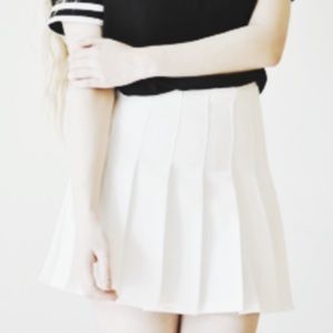 Pleated tennis skirt