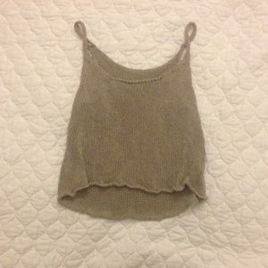 Knit crop top, Brandy Melville