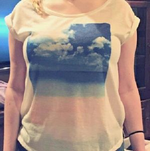 American Eagle Beach Graphic Shirt