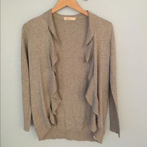 Grey flowy cardigan