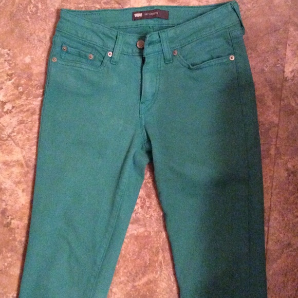 NWOT Levi's teal jeggings