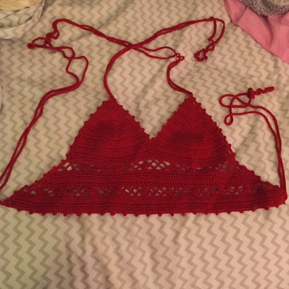 Crocheted/knit top
