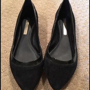 BCBG closed toe flat with small heel