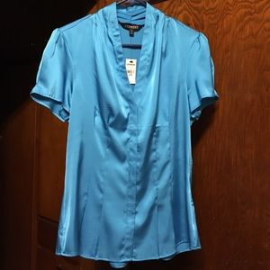 Women's Blue Express Blouse- Medium