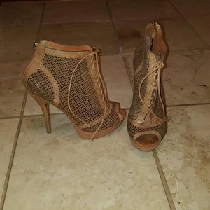 Schutz zip back heels