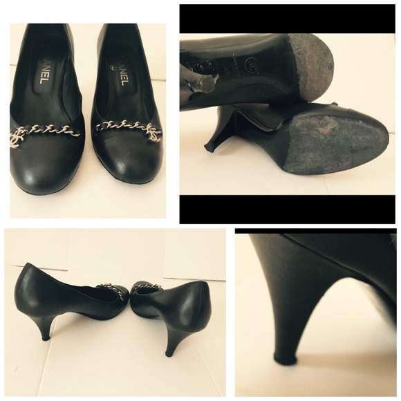 Chanel shoes Charm Cap-Toe Pumps 37/ 7 - Picture 2 of 4