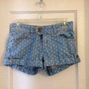❗️SOLD❗️Jean shorts with triangles
