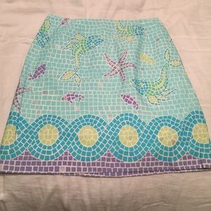 Vintage Lilly Pulitzer skirt, size 6