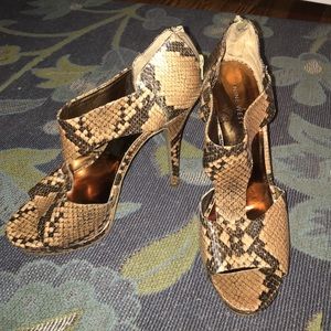 Snakeskin Heels