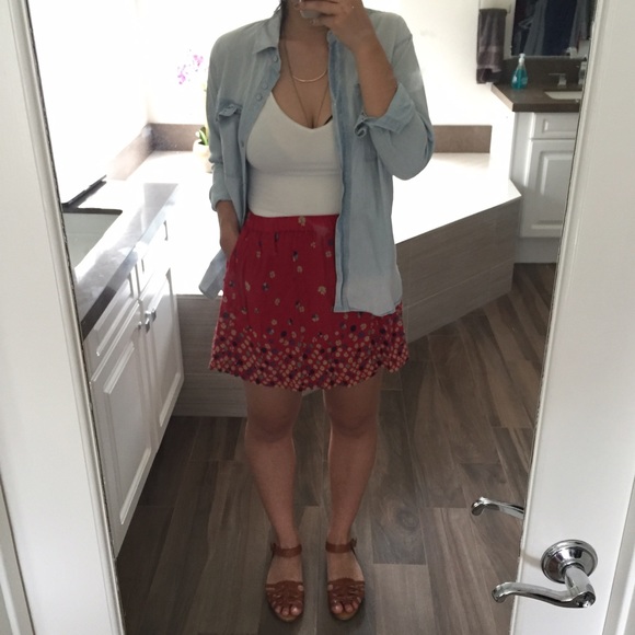Cooperative floral print skirt