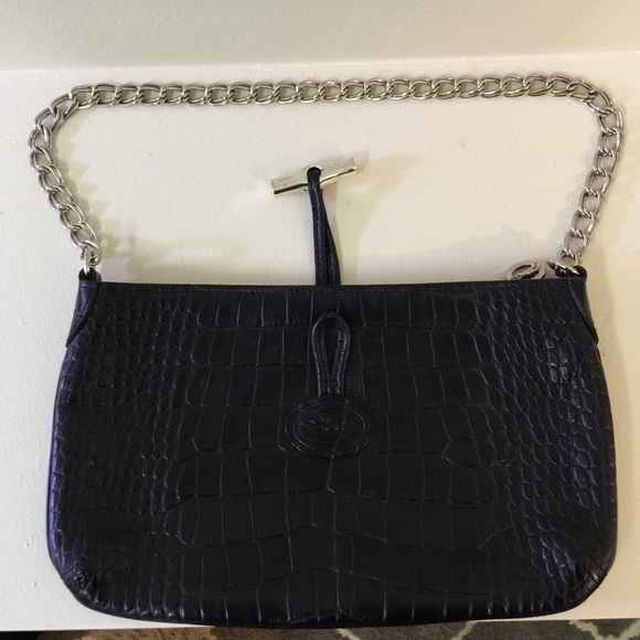 Longchamp Handbags - Longchamp Rouseau croc embossed bag