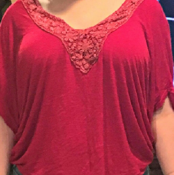 Red Blouse Wet Seal