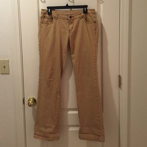 PrAna tan jeans