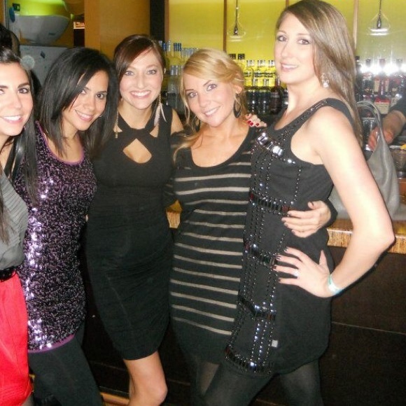 Akira black shift dress with gunmetal beading - Picture 4 of 4