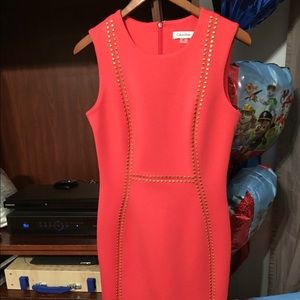 Calvin Klein Coral dress