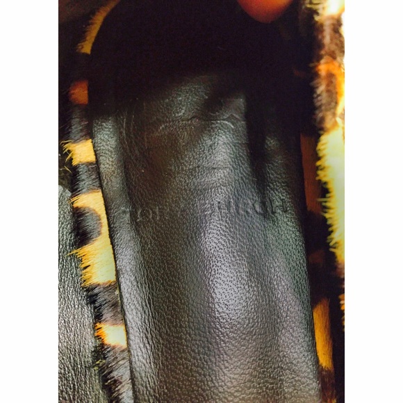 TORY BURCH Leopard Calf Hair Reva Ballet Flats - Picture 4 of 4