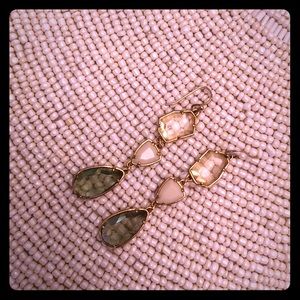 Stella and drop drop earrings