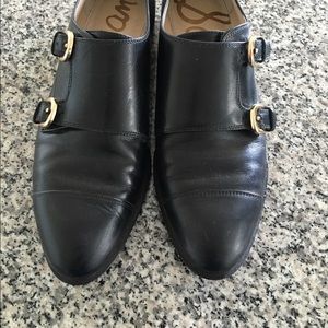 Sam Edelman black leather Oxford shoes