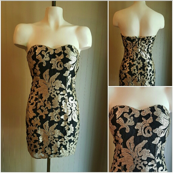 New Gianni Bini Sequined Dress