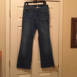 Ann Taylor Loft curvy boot jeans