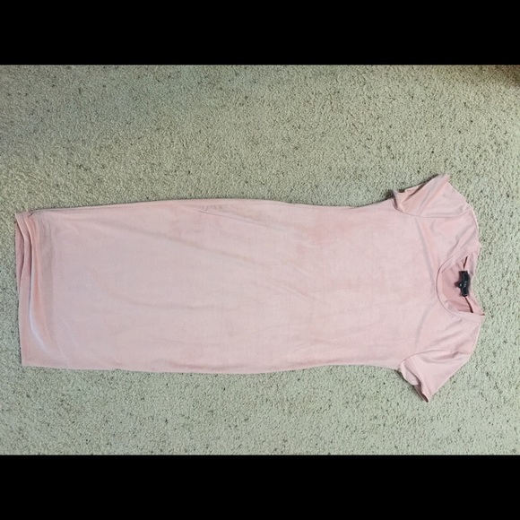 Suede bodycon dress 🙂