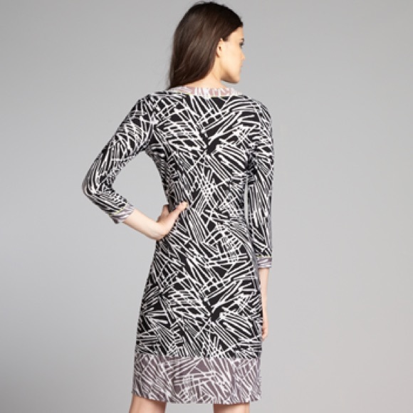 BCBGMaxAzria Stretch Jersey Naomi Wrap Dress - Picture 2 of 4