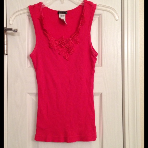 Guess Cherry Red Tank Top.