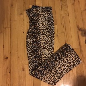 GUESS leopard print jeans