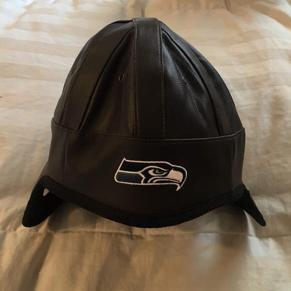 NFL Faux Leather Seahawks Helmet