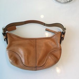 Coach leather handbag shoulder bag