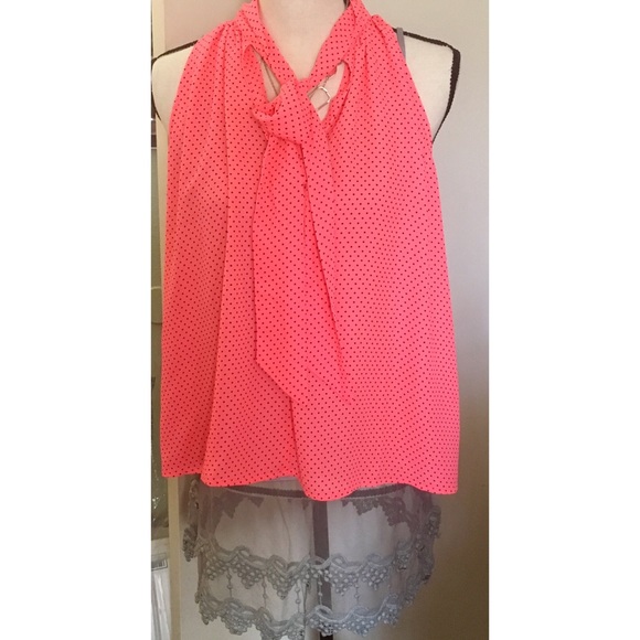 ❣Host Pick❣ Polka dot Sleeveless Blouse - Picture 4 of 4