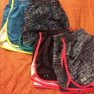 Under armour running shorts