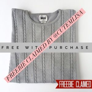 🎀FWP🎀 Vintage Metallic Cable Knit Sweater