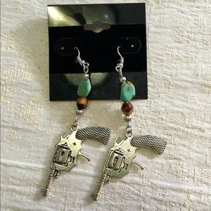 Pistol earrings