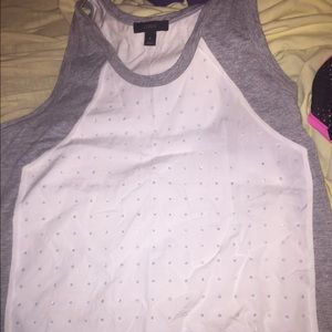 Jcrew crew neck sequin top