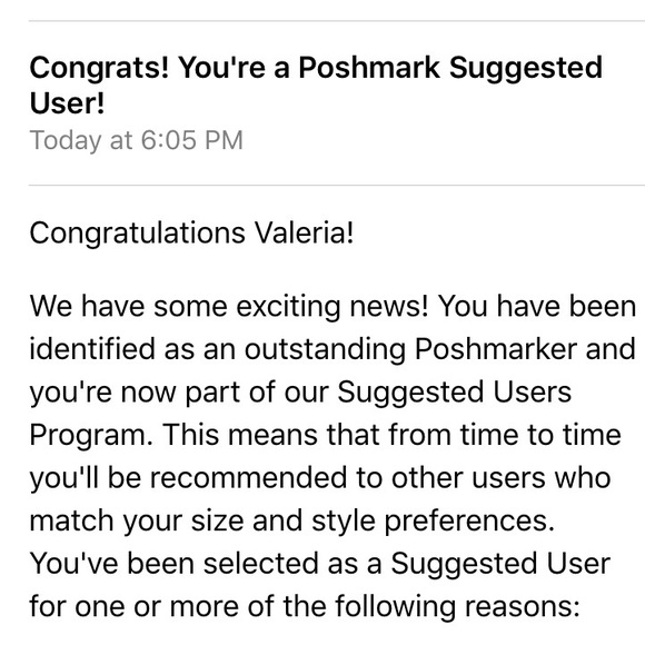 I'M A SUGGESTED USER!!!! 🌟⭐️🌟⭐️🌟⭐️🌟 - Picture 2 of 2